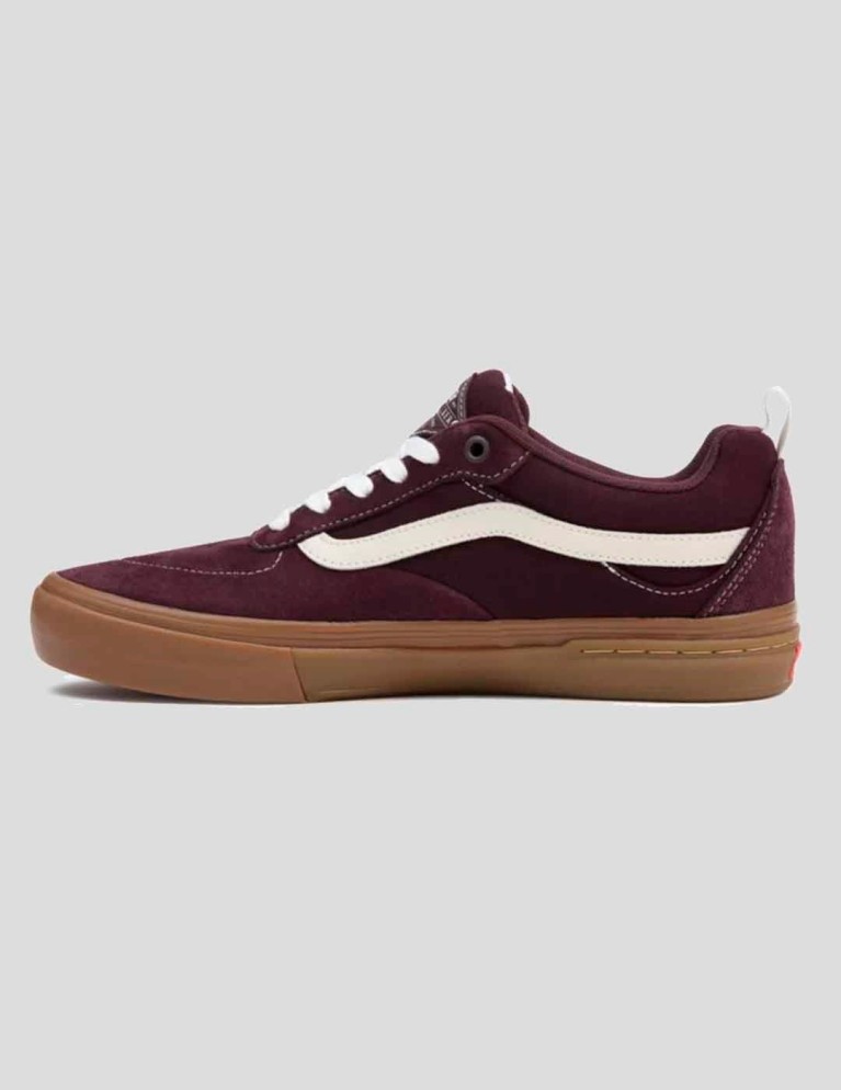 Zapatillas skate VANS kyle walker suede gum wine